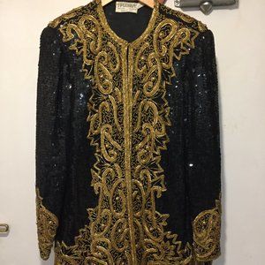FREESHA VINTAGE SEQUIN LONG JACKETS (TAKING OFFER THE BEST OFFER)